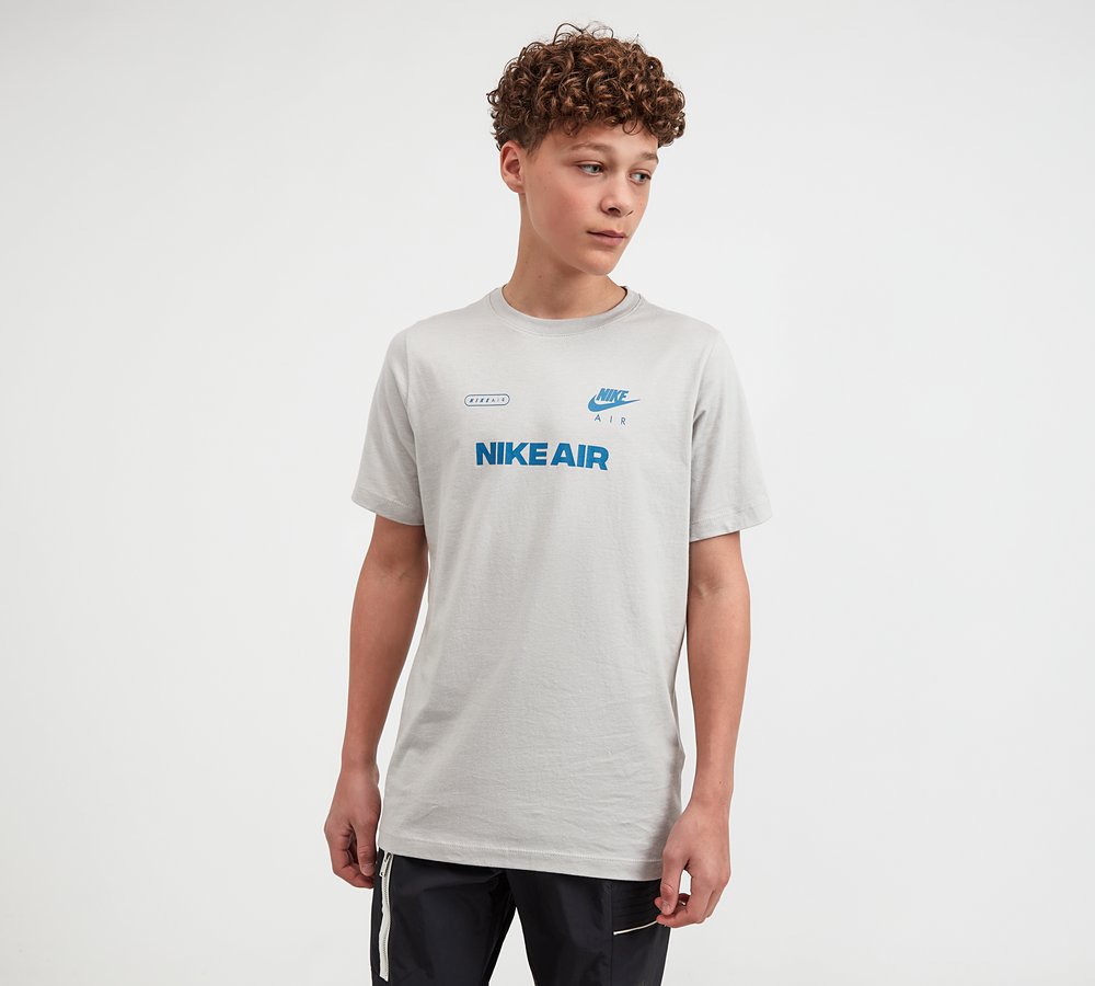 Nike Junior Air Hook T-Shirt | Grey 