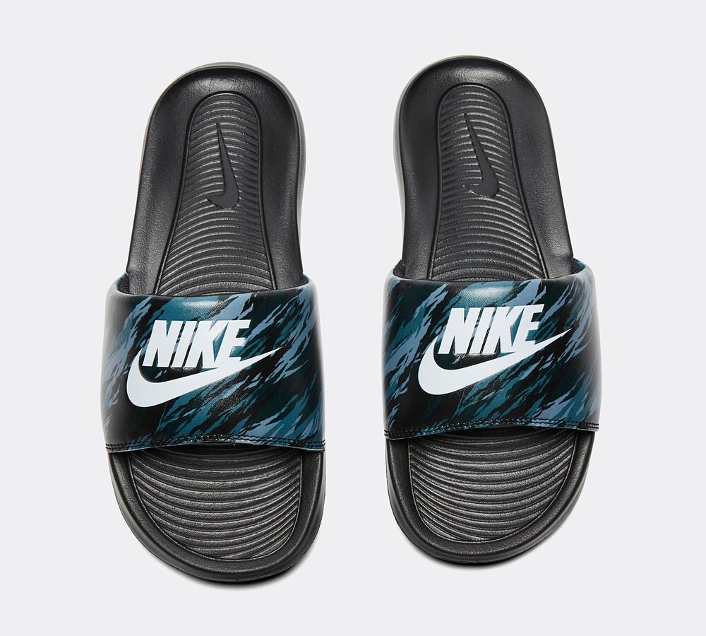 Mens grey nike slides top