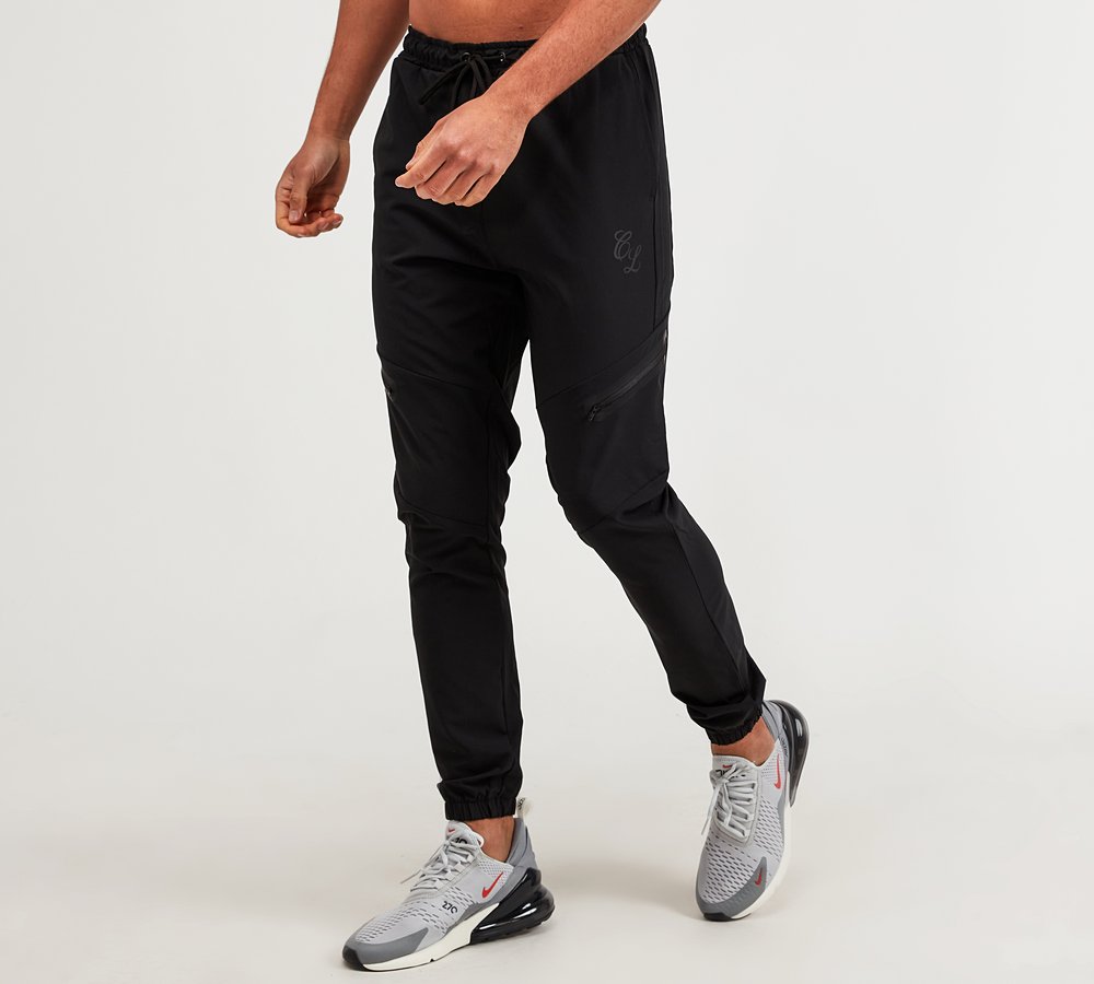 Closure London Zip Tech Pant | Black 
