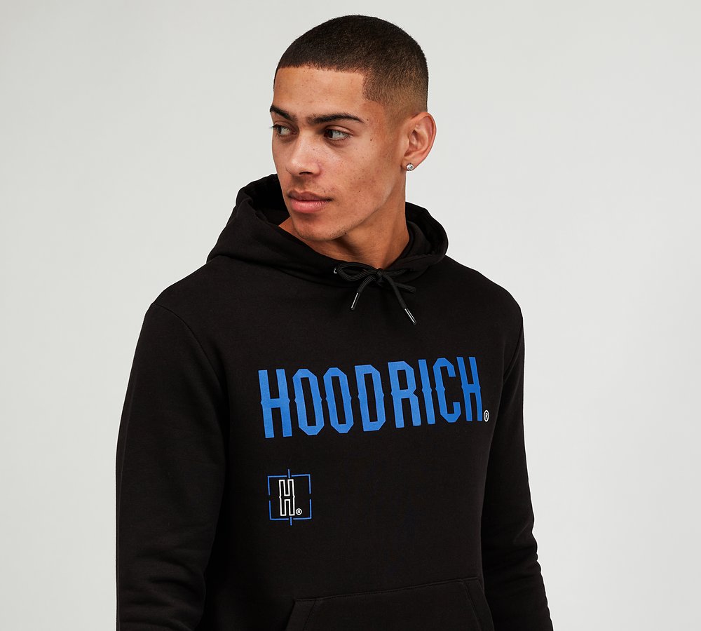 Black and blue hoodie store