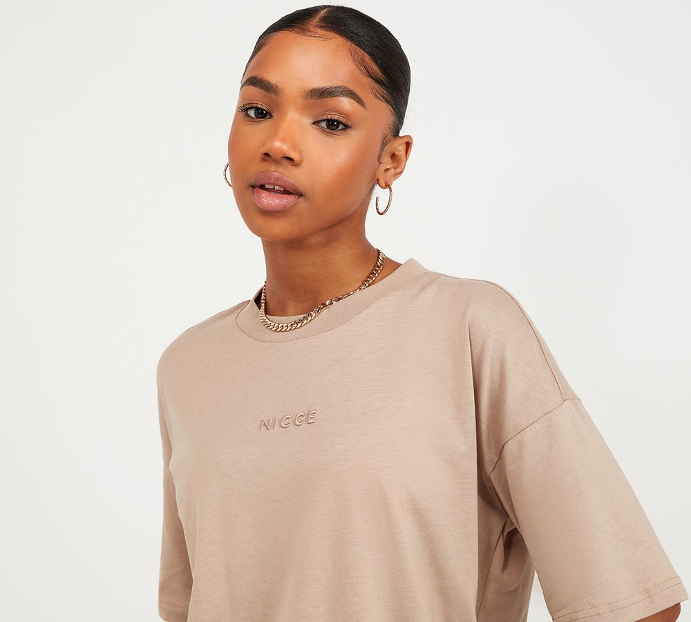 Nicce Womens Enna Oversized T-Shirt 