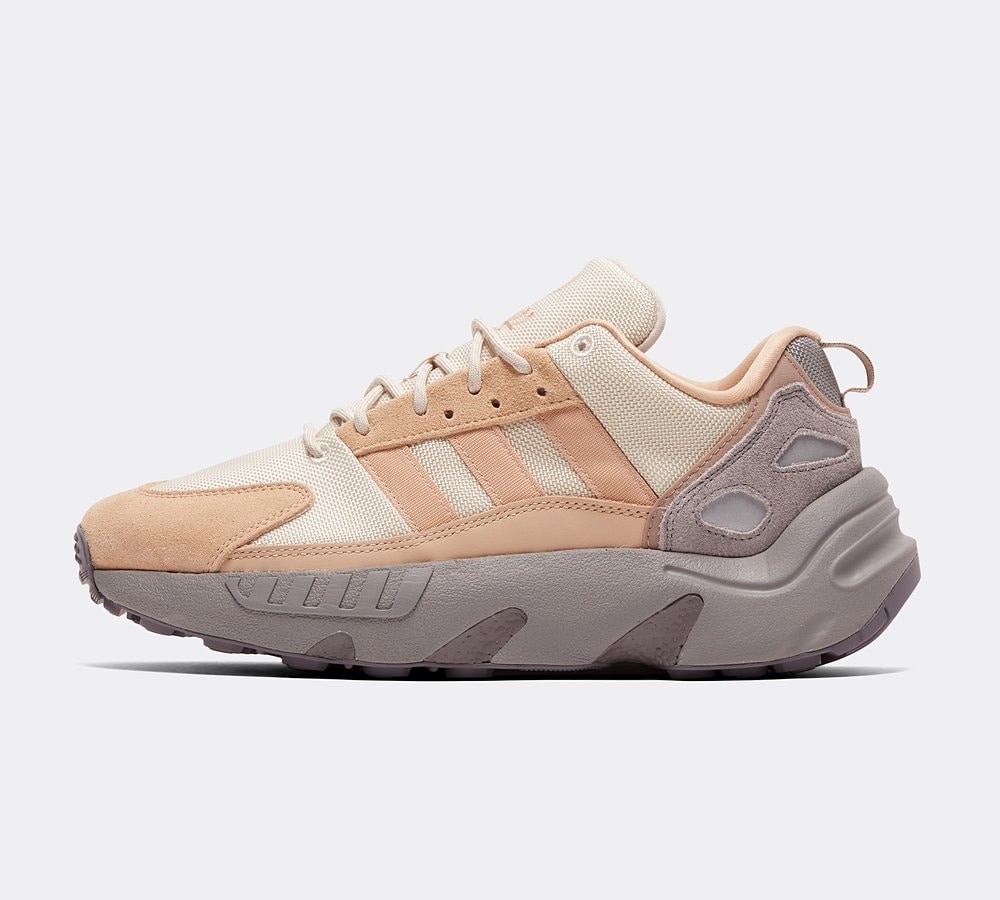 adidas Originals ZX 22 BOOST Trainer Off White Sand Grey