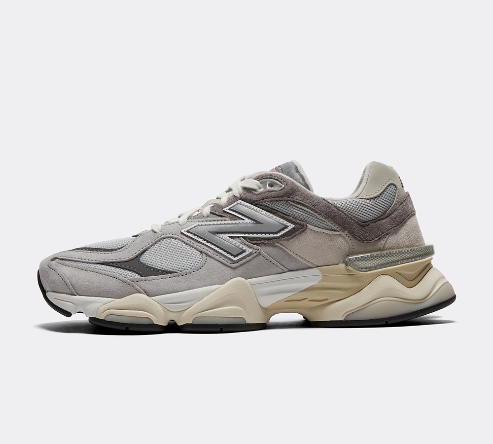 New Balance 9060 Trainer Grey Beige White Footasylum