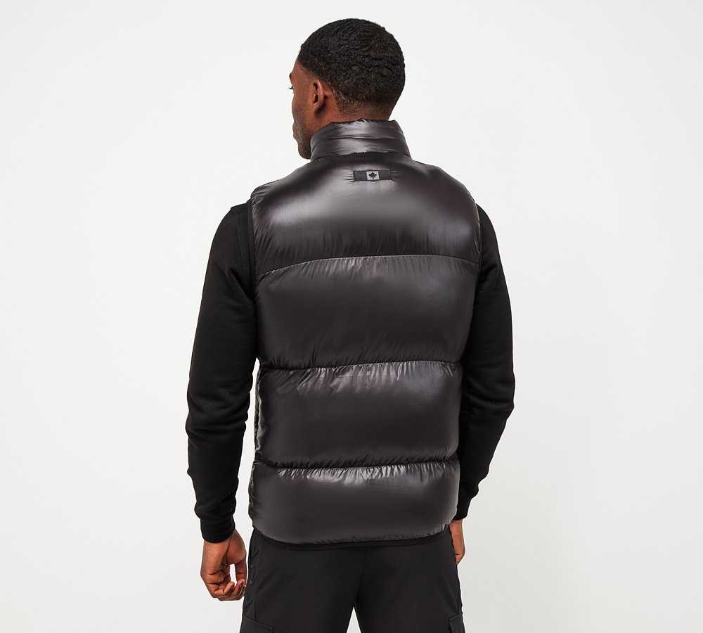 Mens puffa gilet top