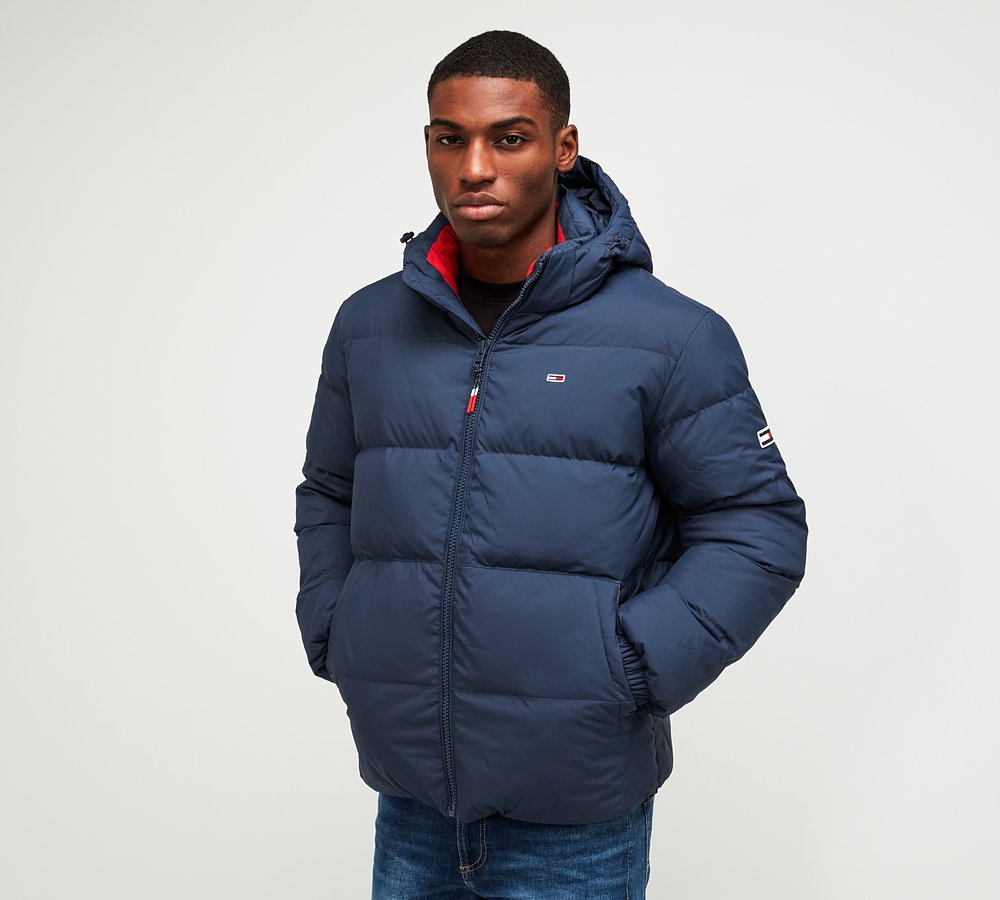 Tommy Jeans Essential Down Jacket | Twilight Navy | Footasylum