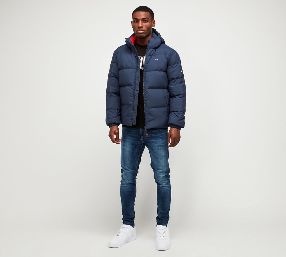 Tommy Jeans Essential Down Jacket | Twilight Navy | Footasylum