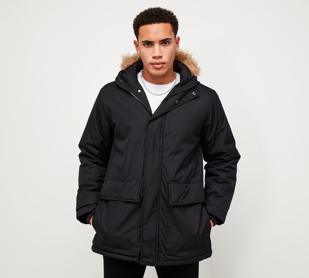 Faux fur deals padded jacket