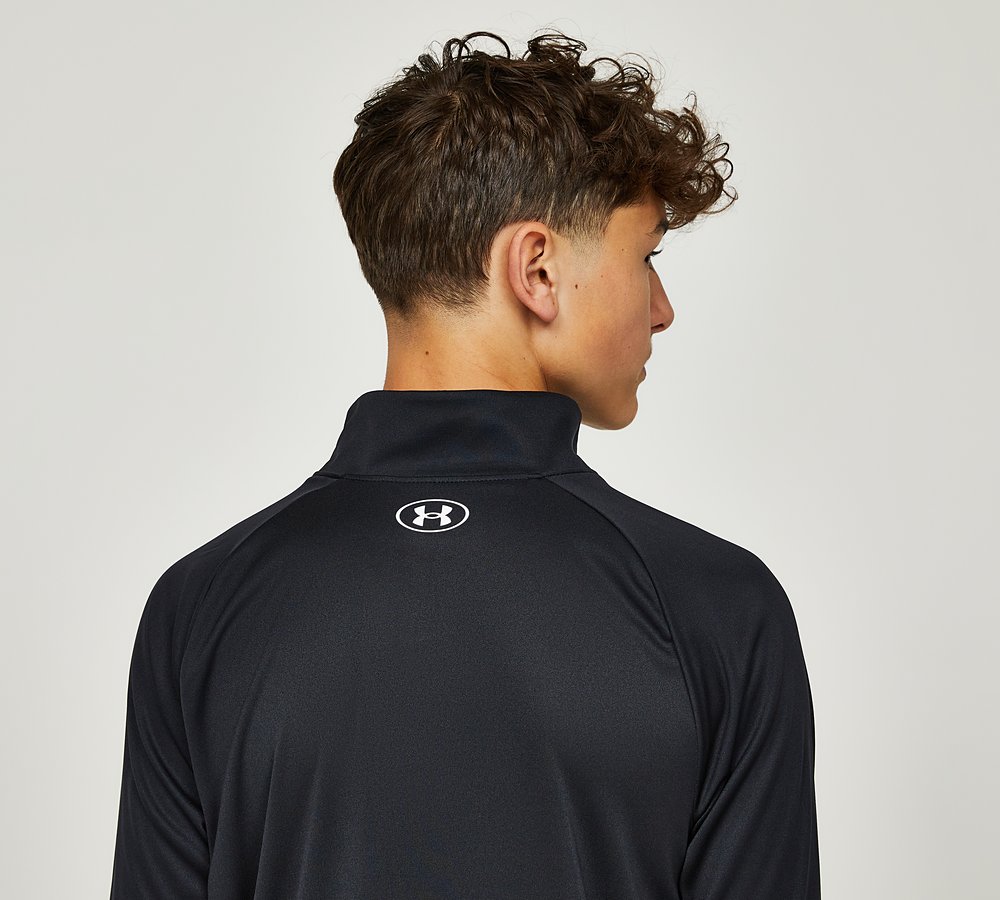 Under armour half zip kids cheap