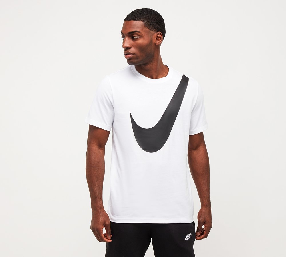 Nike Swoosh HBR T Shirt White Footasylum