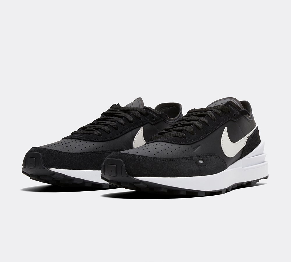 Waffle One Leather Trainer