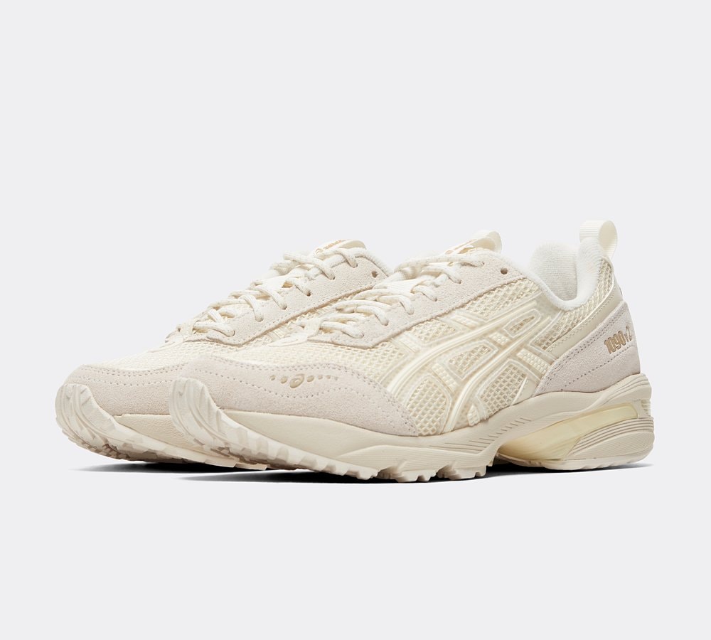 Asics Womens GEL 1090V2 Trainer Cream Cream Footasylum