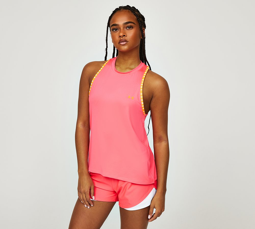  UA Knockout Tank, Orange - women's tank top - UNDER ARMOUR  - 27.60 € - outdoorové oblečení a vybavení shop