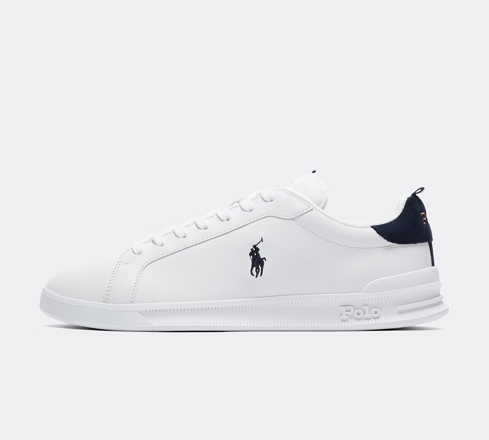 Polo Ralph Lauren Heritage Court Trainer White, Men's size: 7, FootAsylum