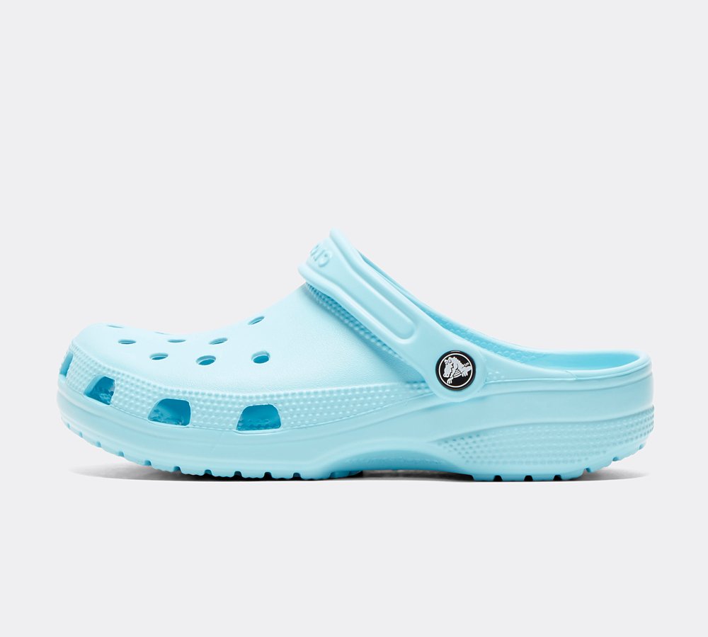 Light blue crocs women's sale