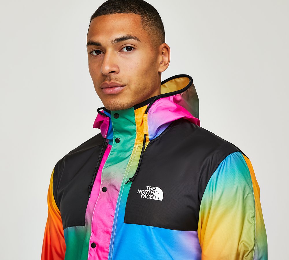 North face hotsell rainbow jacket