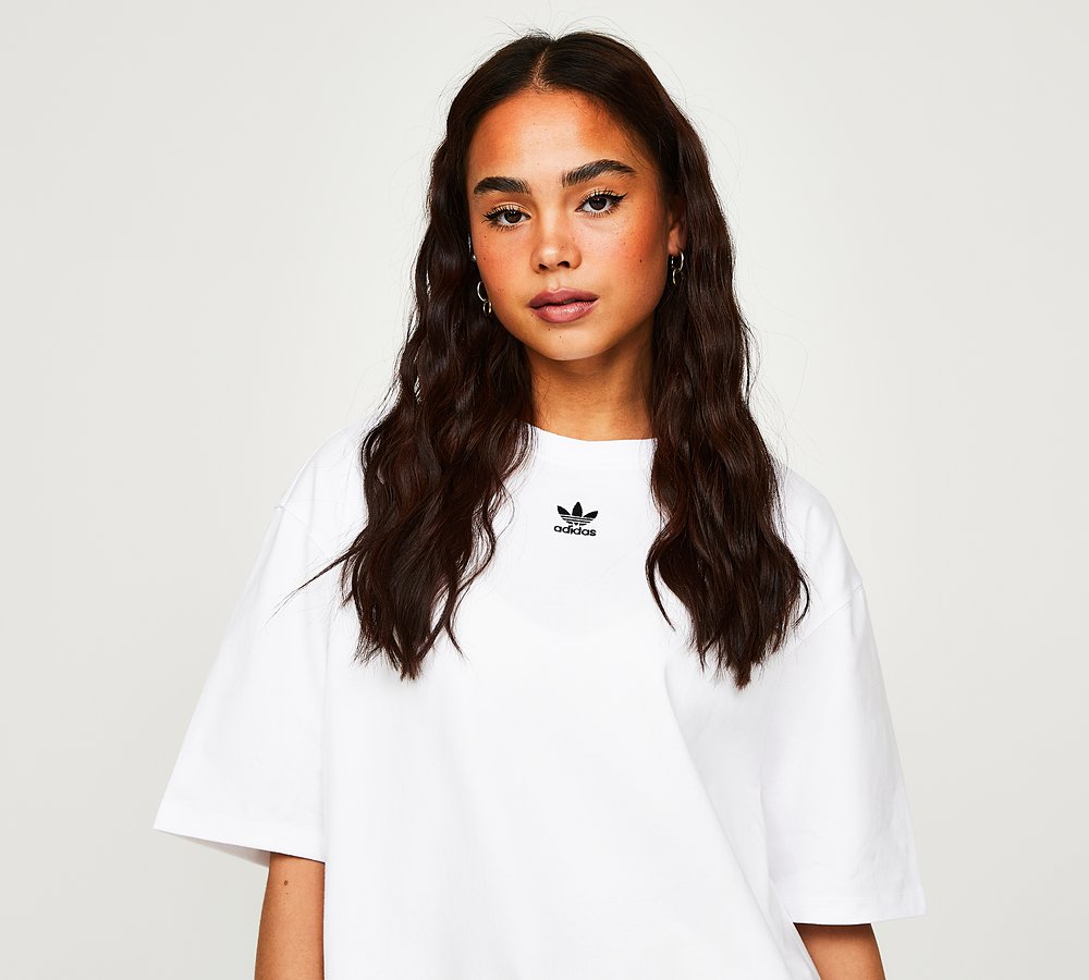 Adidas originals girls boyfriend shop fit crew sweatshirt junior