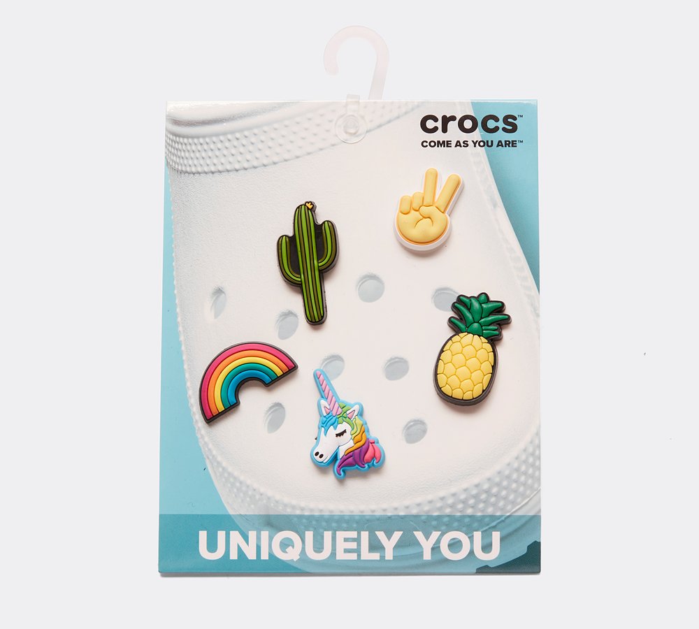 CROCS Jibbitz Cute Fruit with Sunnies 5-Pack Shoes Charm