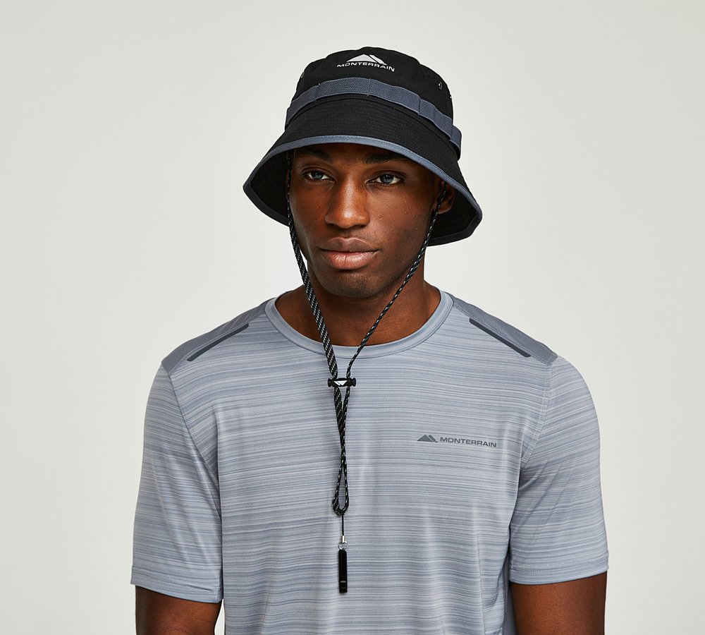 Monterrain Shift 2.0 String Bucket Hat - Black - Size - L/XL