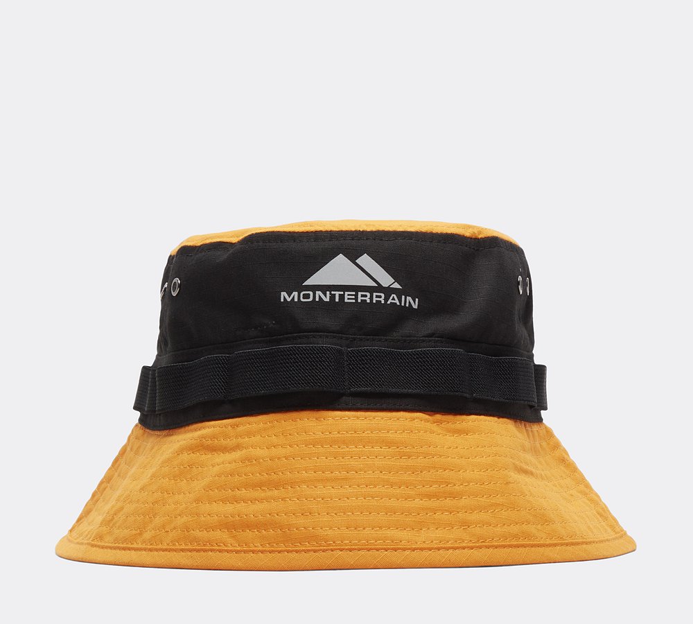 Monterrain Shift 2.0 String Bucket Hat, Orange / Black