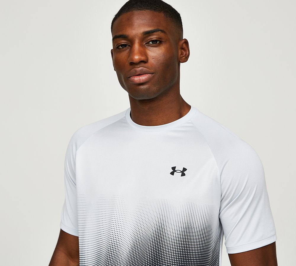 Under Armour T-shirt - Tech Bubble - Halo Gray » Fast Shipping