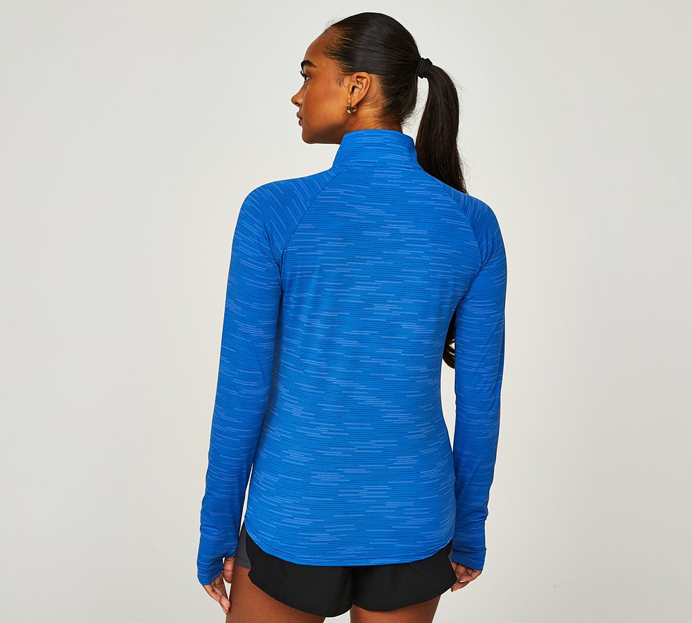 Montirex Womens Fly 2.0 Quarter Zip Top | Egyptian Blue | Footasylum