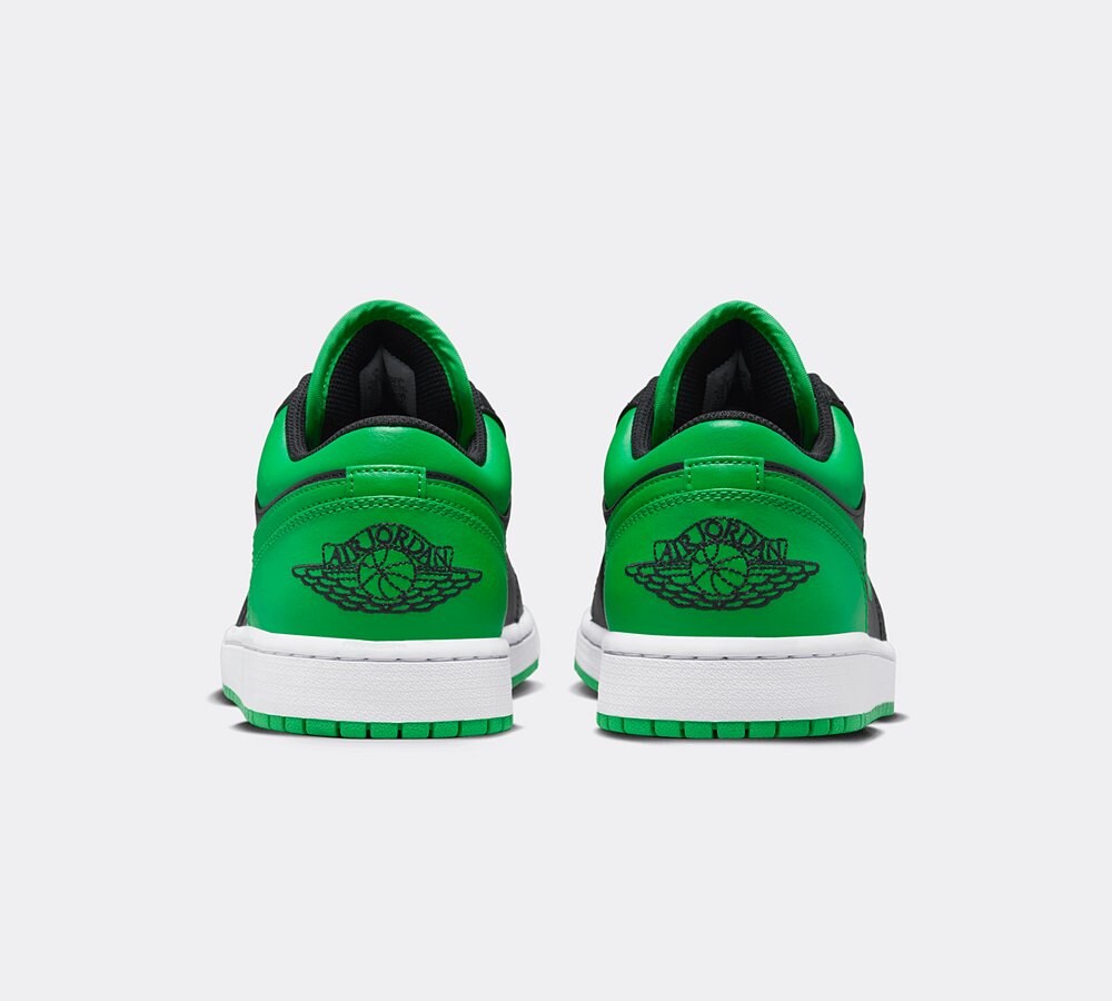 Jordan Air Jordan 1 Low Trainer | Black / Lucky Green / White