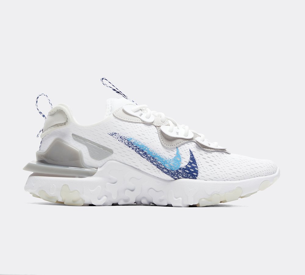 Nike react white shop and blue