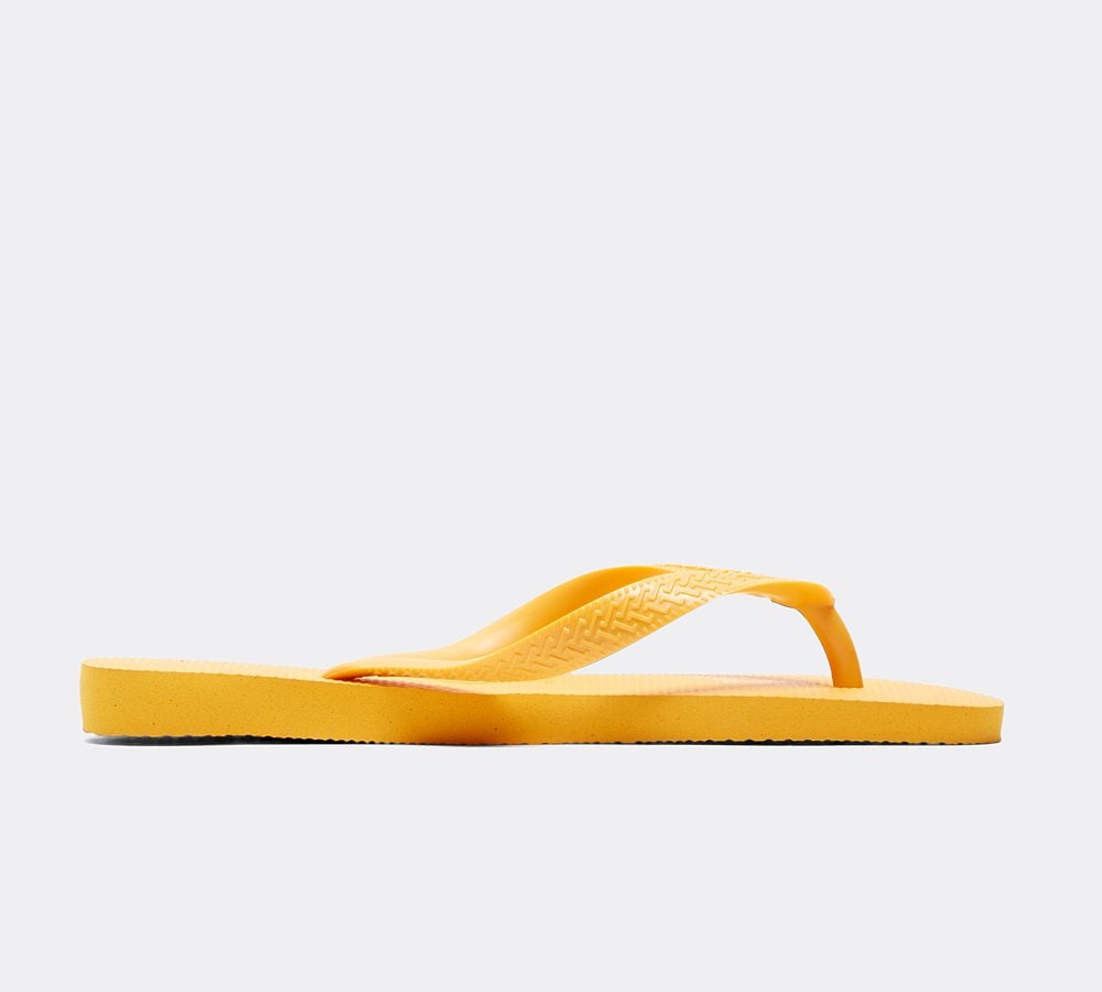 Yellow flip flops sales womens