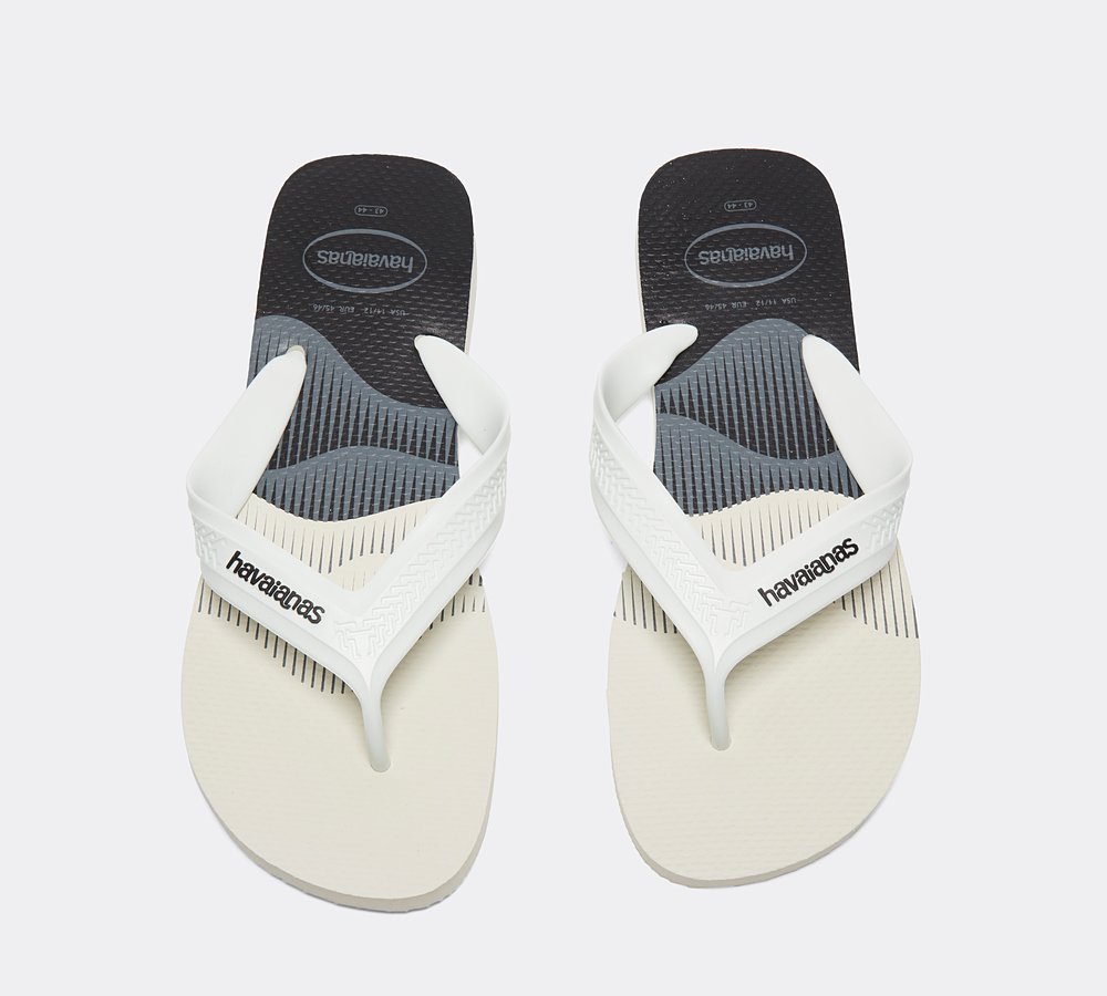 Mens white havaianas flip flops sales