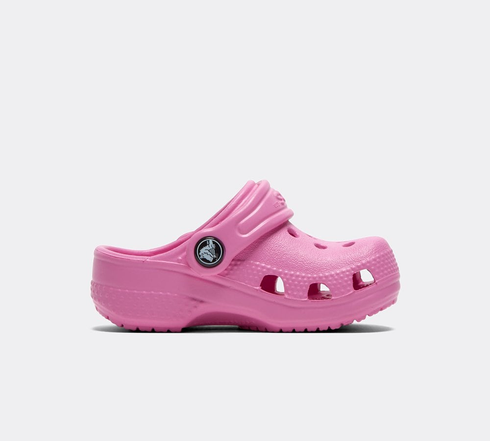 Crocs Nursery Classic Clog Taffy Pink Footasylum