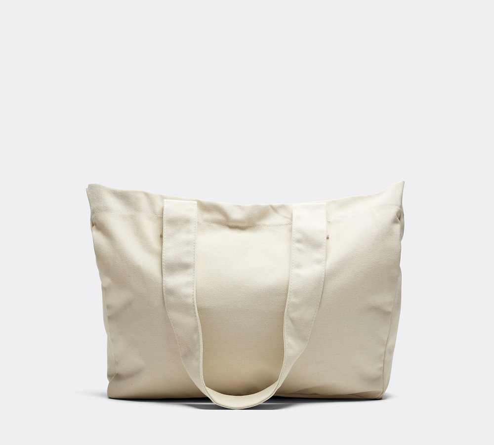 Thick canvas top tote bag