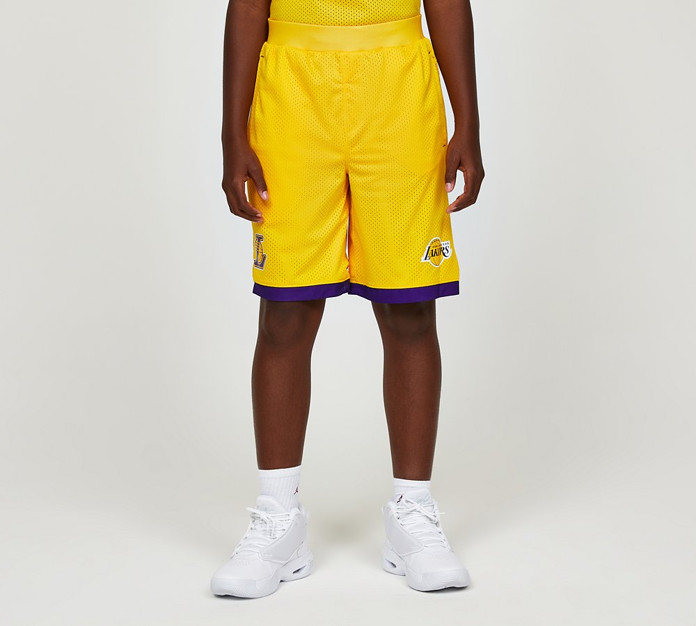 Lakers on sale shorts yellow