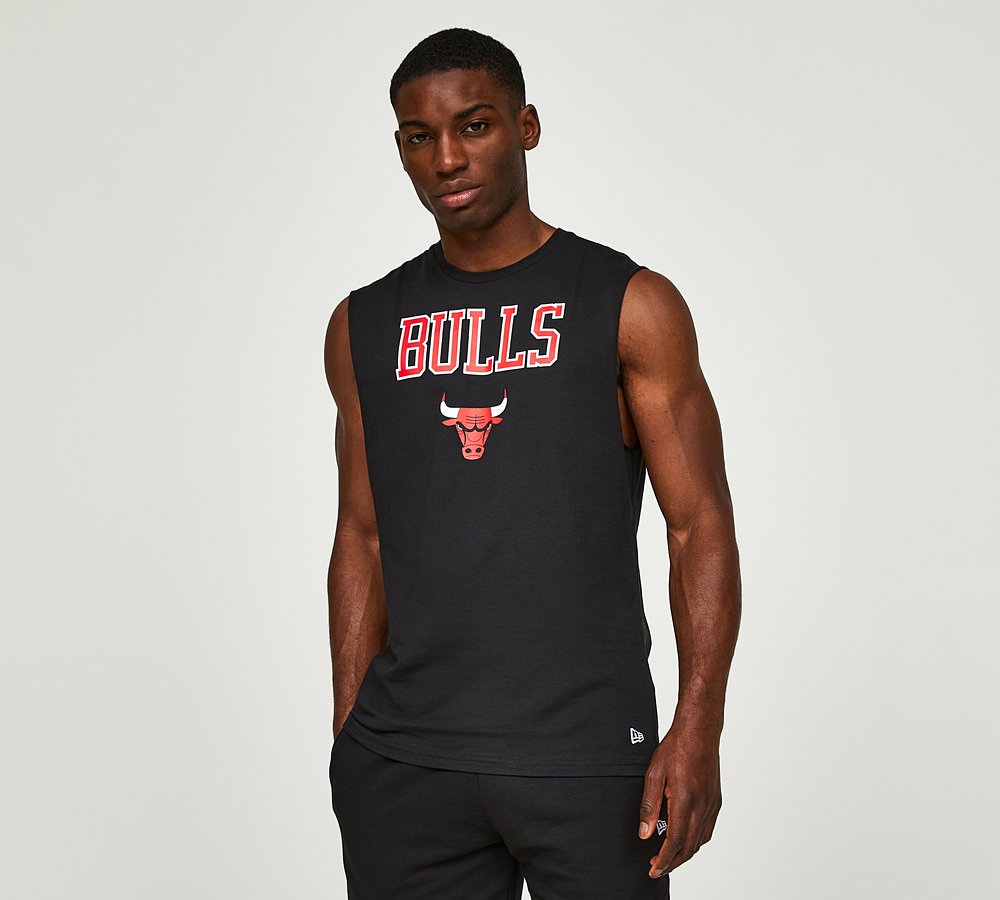 Chicago bulls sleeveless t-shirt top