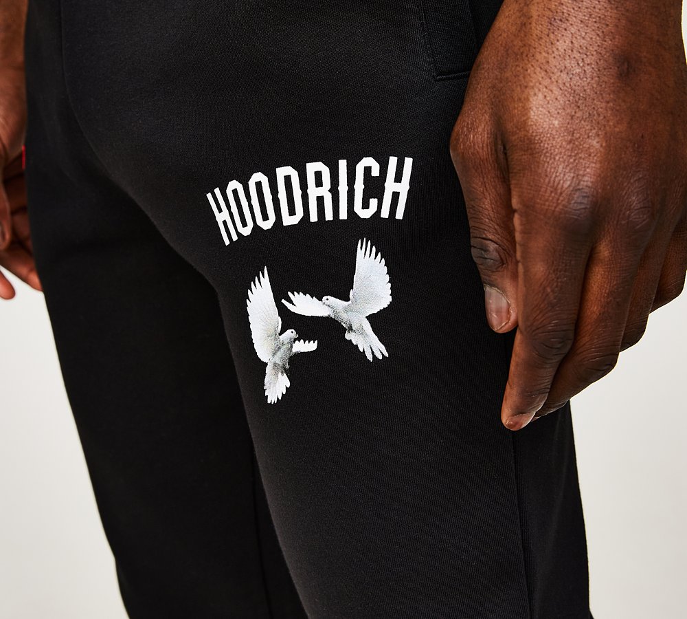 Hoodrich OG Take Flight V2 Fleece Jogger Black White Mars