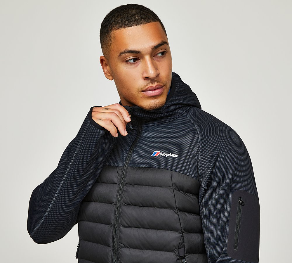 Berghaus Urban Pravitale Hybrid Jacket Jet Black Footasylum, 40 OFF