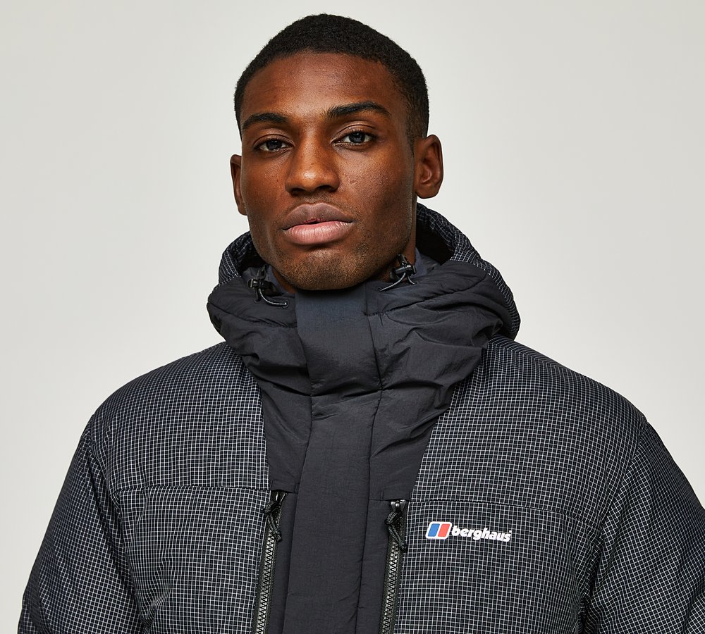 Berghaus Sabber Down Hooded Jacket | Jet Black | Footasylum