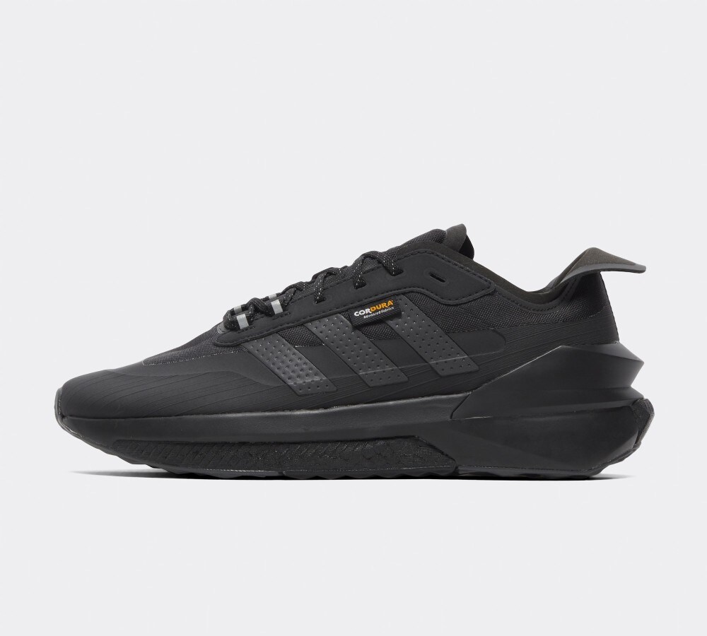 footasylum black adidas trainers