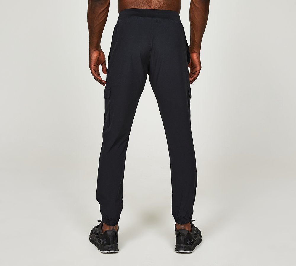 Under Armour Stretch Woven Cargo Pant Black Pitch Grey