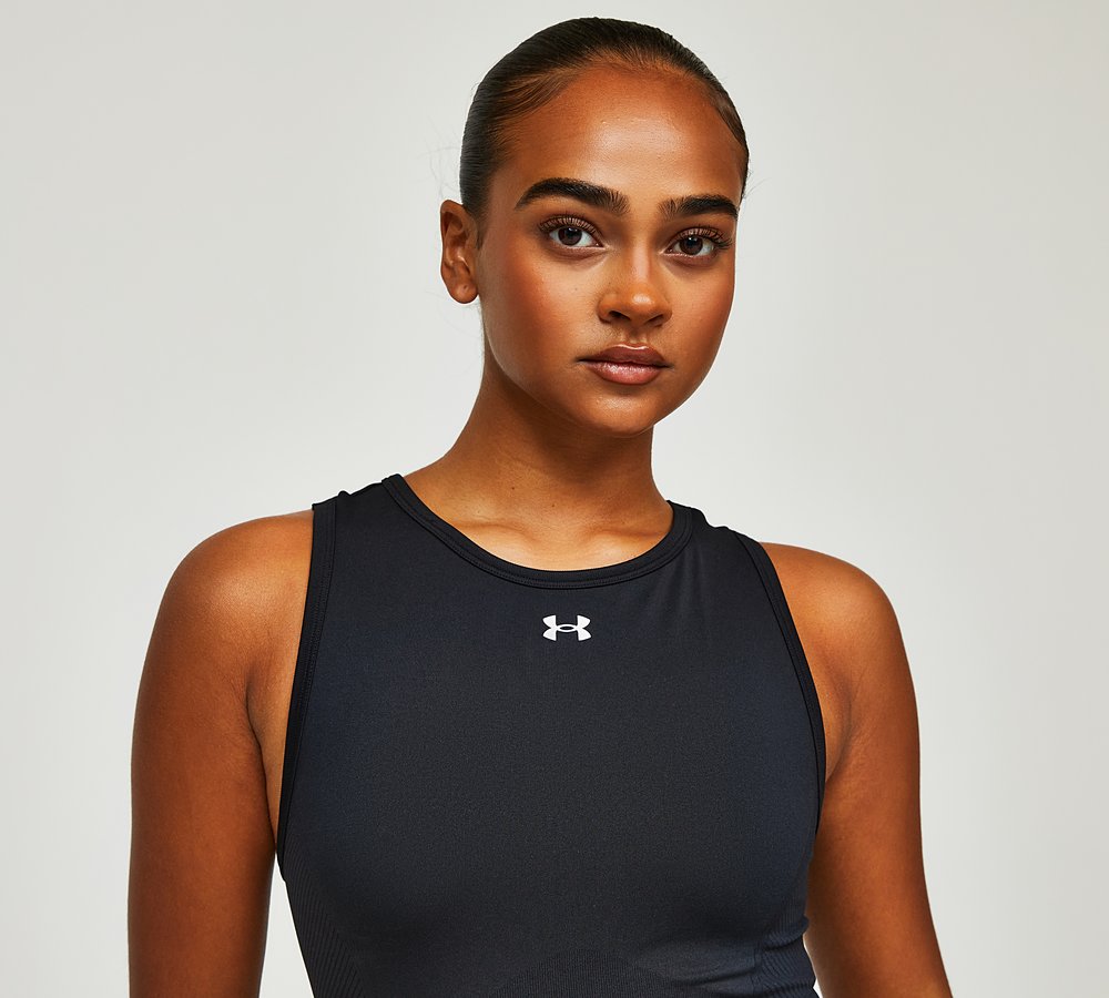 Under armour online black tank top