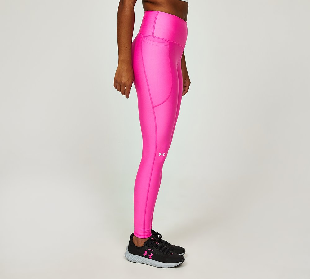 Under Armour Women's Coldgear Armour Legging Graphic, Fractal Pink  (692)/Tonal, XX-Large