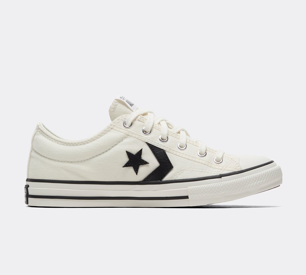 Converse Junior Star Player 76 Trainer Vintage White Black