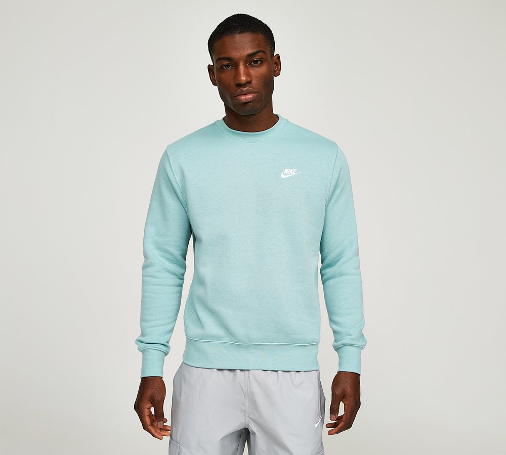 Nike Club Sweatshirt Mineral Footasylum