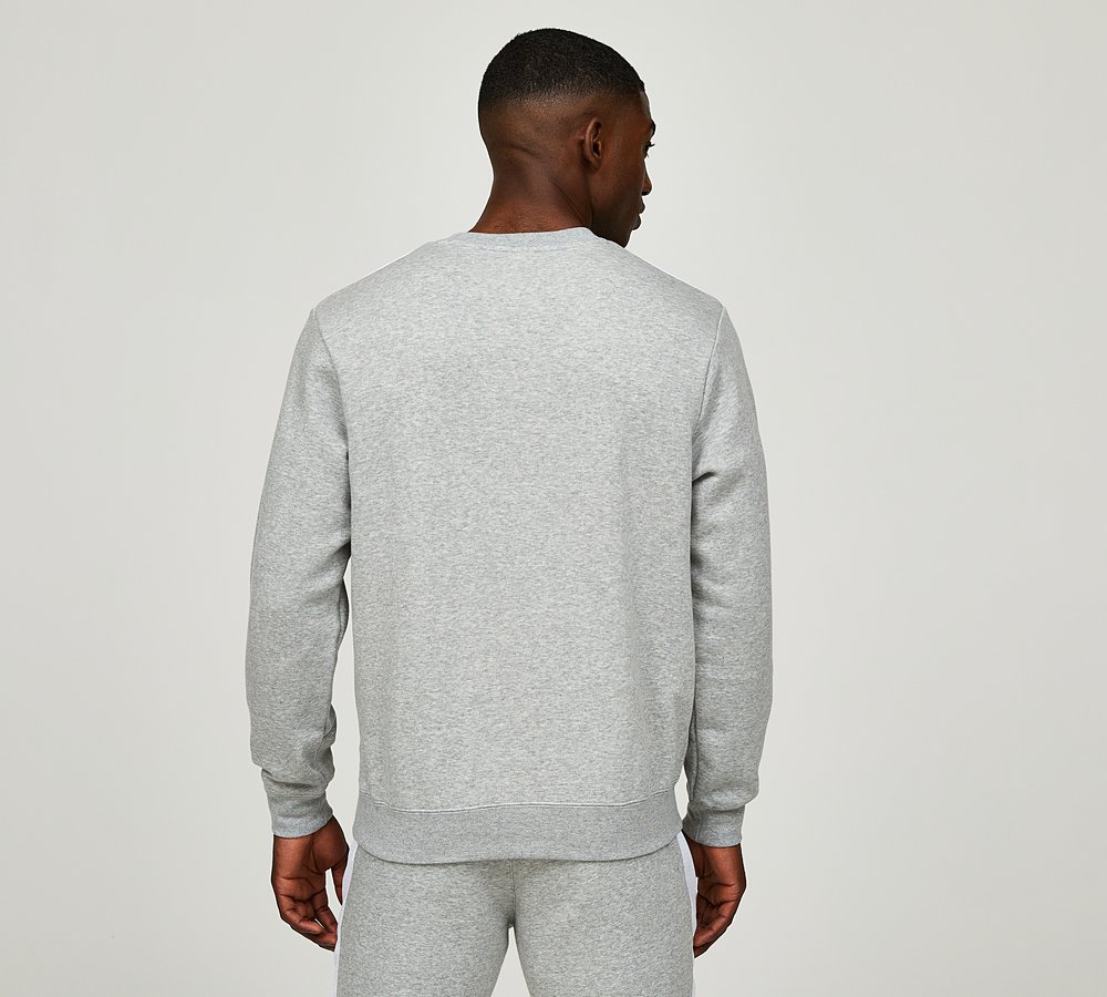 nike hybrid fleece crew sweatshirt mens