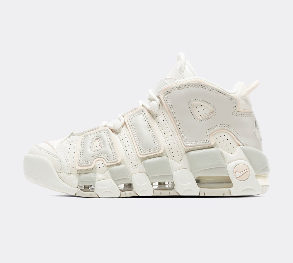 Nike Womens Nike Air More Uptempo SE Trainer Sail Guava Ice Light Bone Footasylum