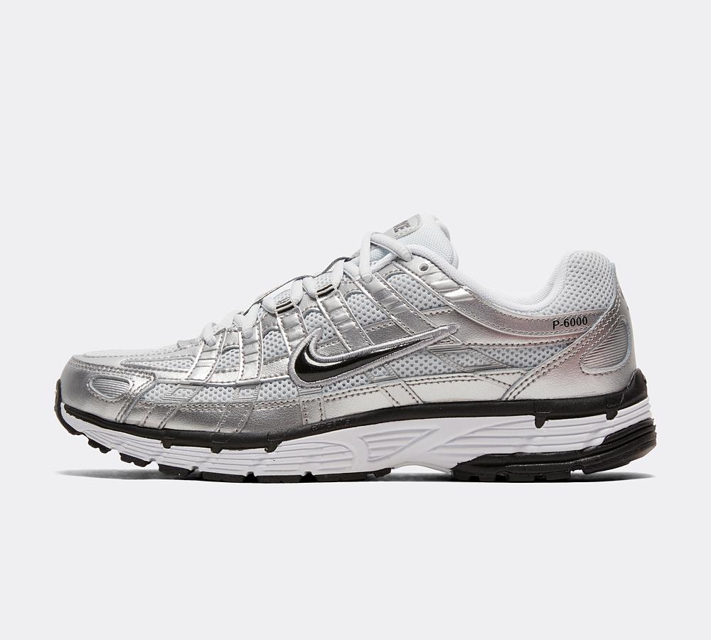 Nike Women's Silver P-6000 Trainer - Size 4.5 - Footasylum