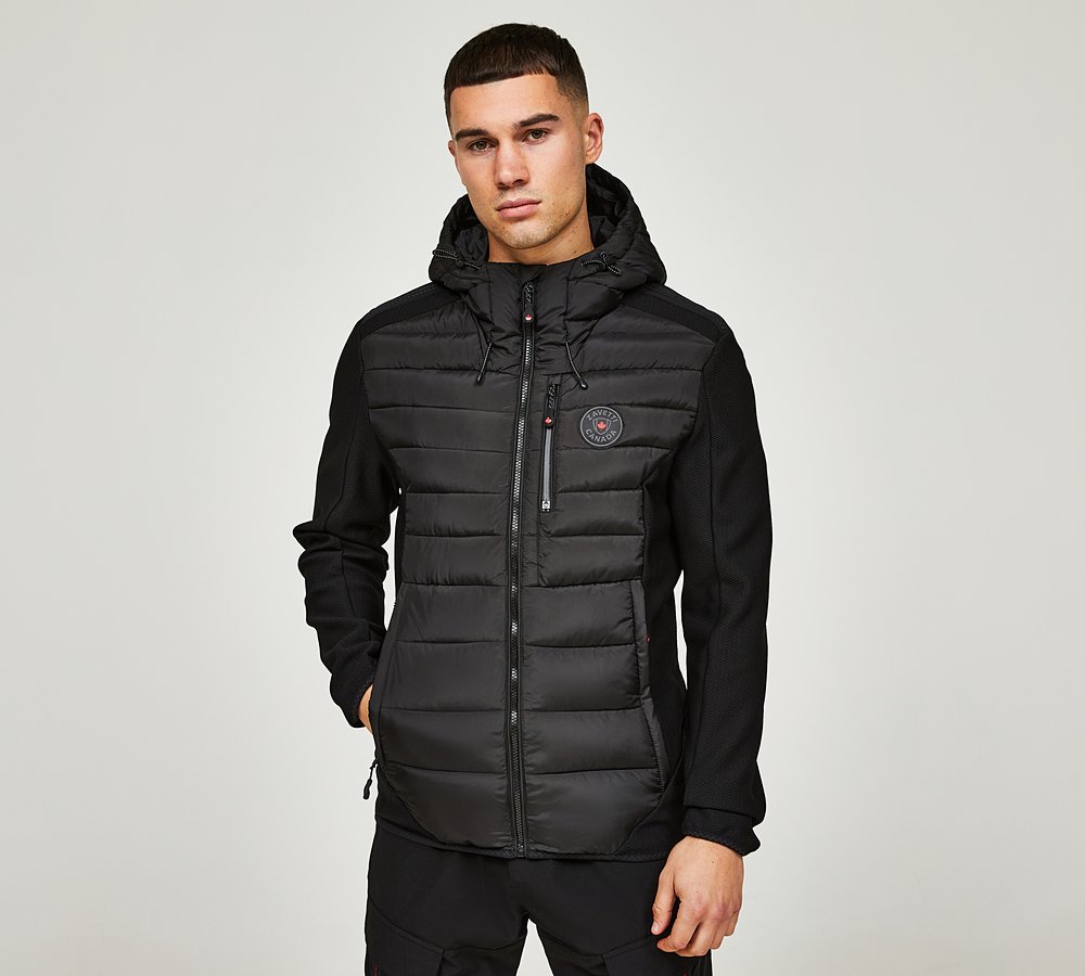 Hybrid padded jacket hot sale