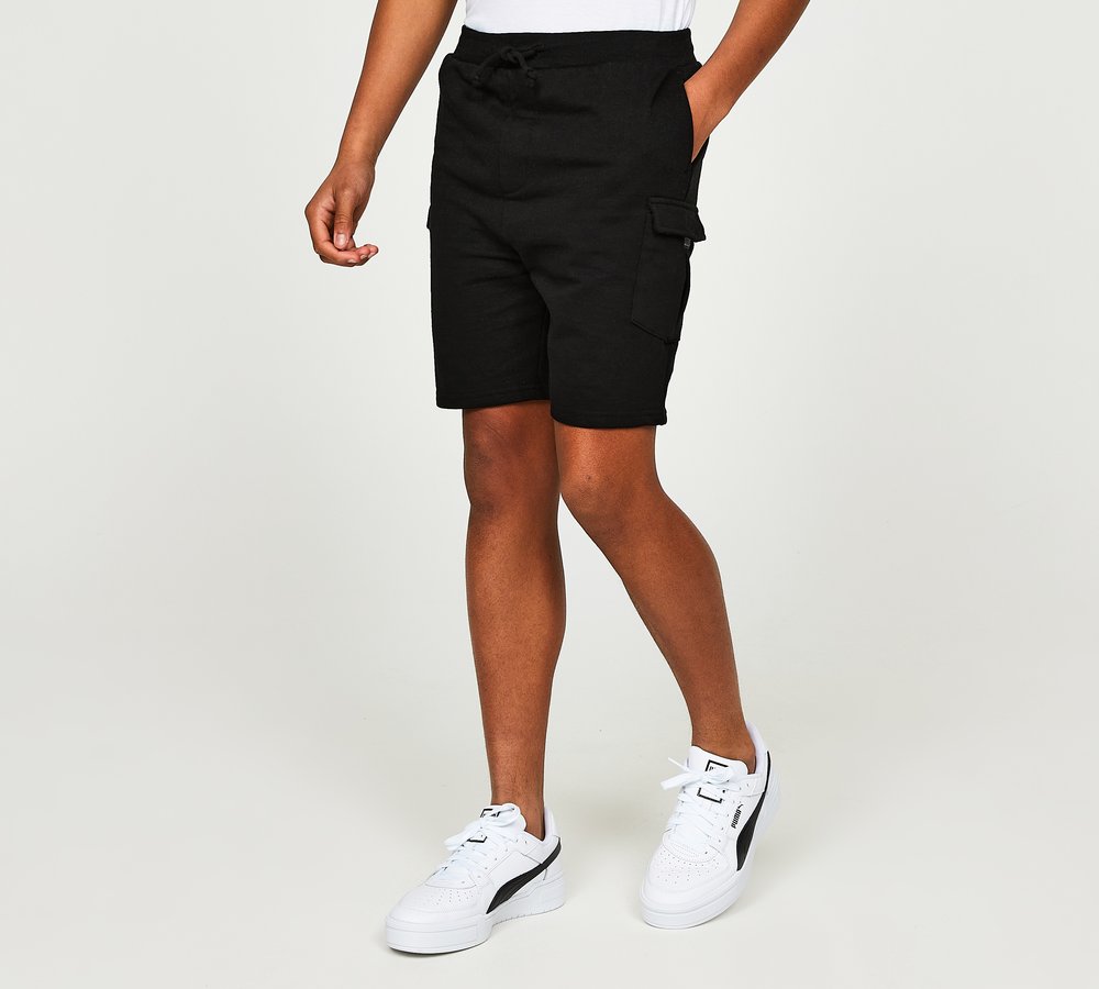 Brave Soul Junior Fleece Short Black Footasylum