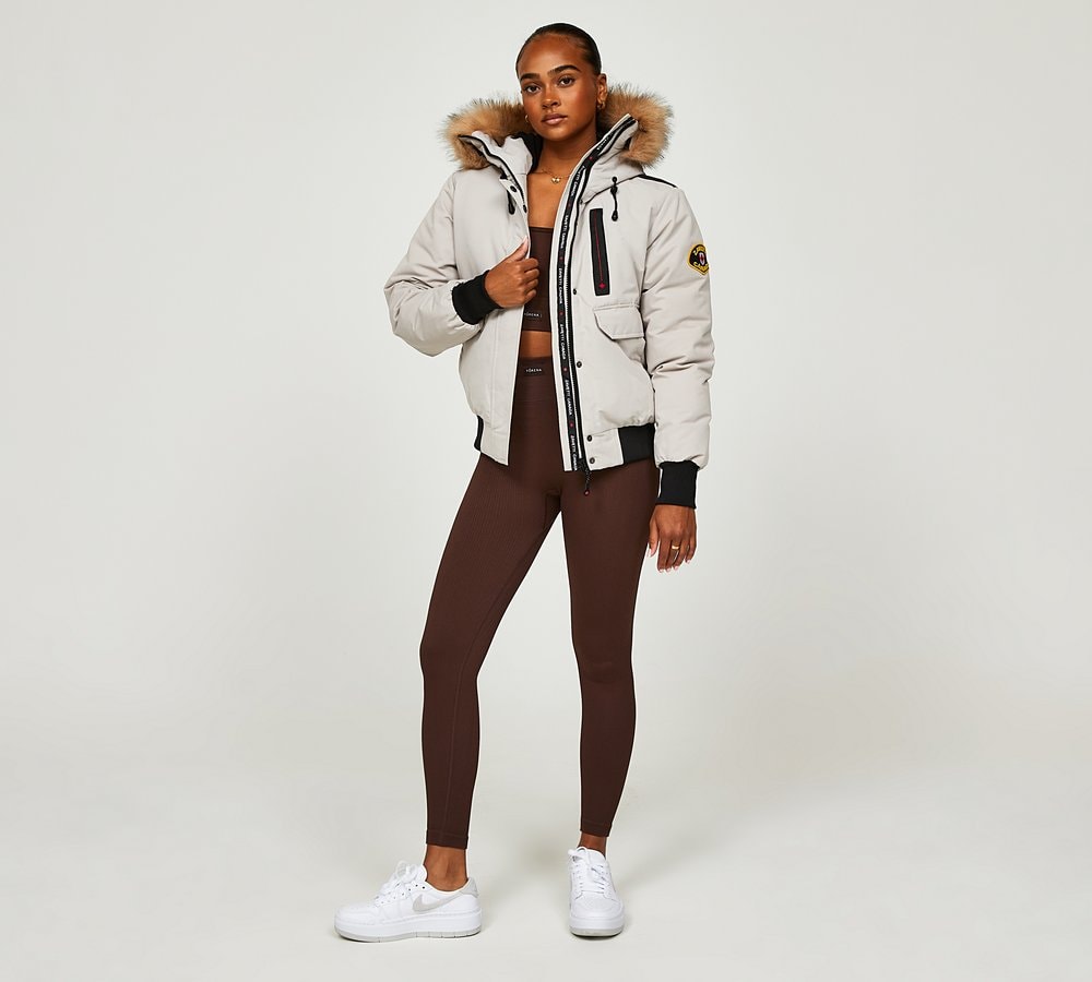 Zavetti Canada Womens Gabellia Jacket Ecru Footasylum