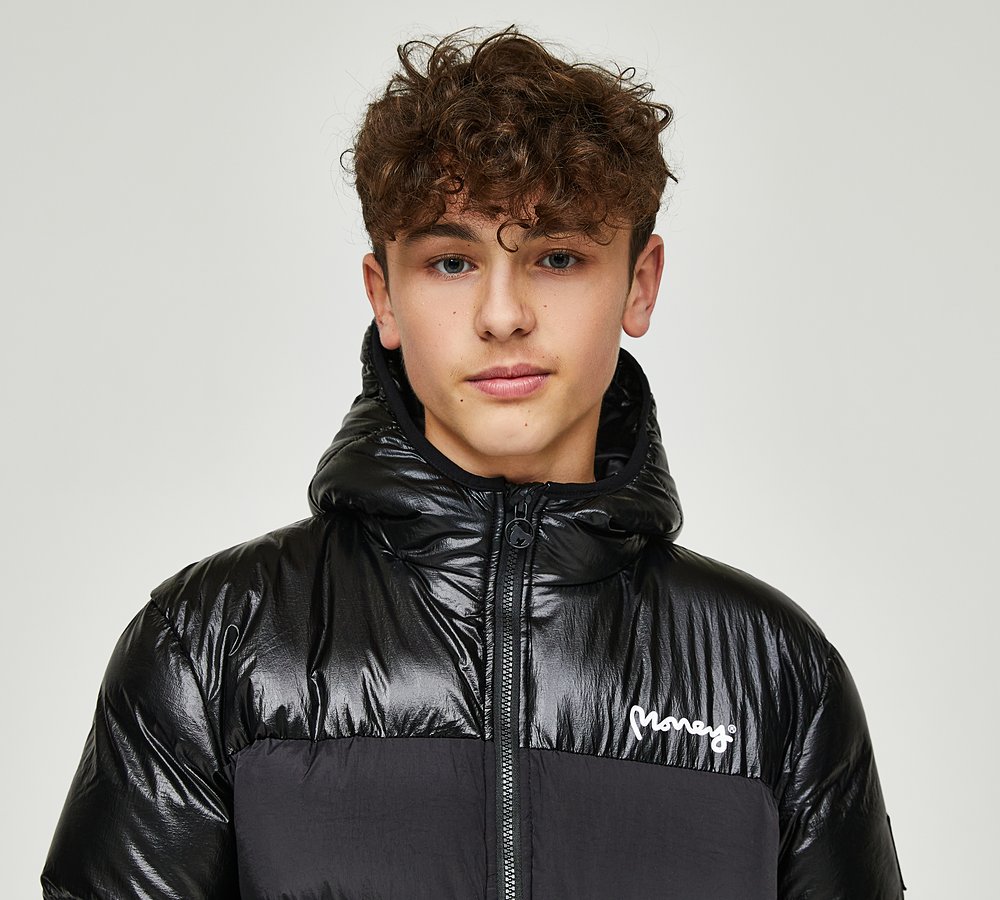 Money Clothing Junior Half Shine Ape Longline Puffer Jacket