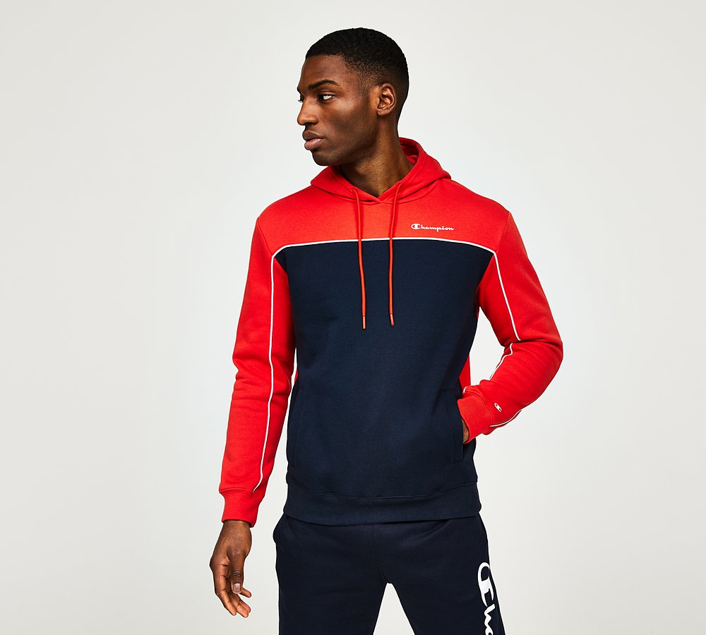 Mens champion hotsell hoodie red